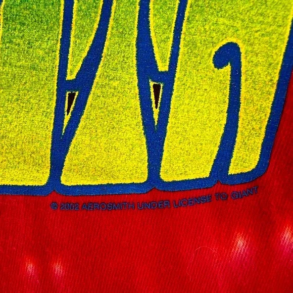 VTG Y2k  Aerosmith Girls Of Summer 2002 Tie Dyed‎ T Shirt Men XL - Picture 3 of 16